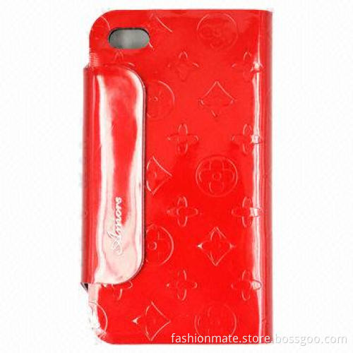Leather Cover for iPhone 4/4S with Matte, Textured, Natural, Embossed and Glossy